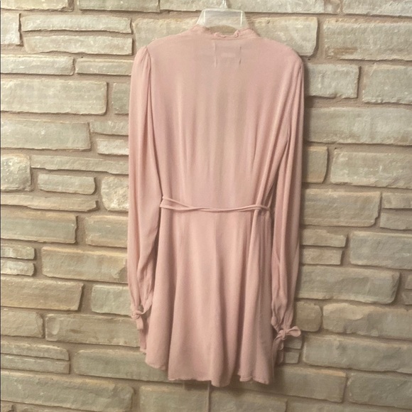 Reformation Delta Pink Chic Blush Wrap Dress Size S - Picture 12 of 14